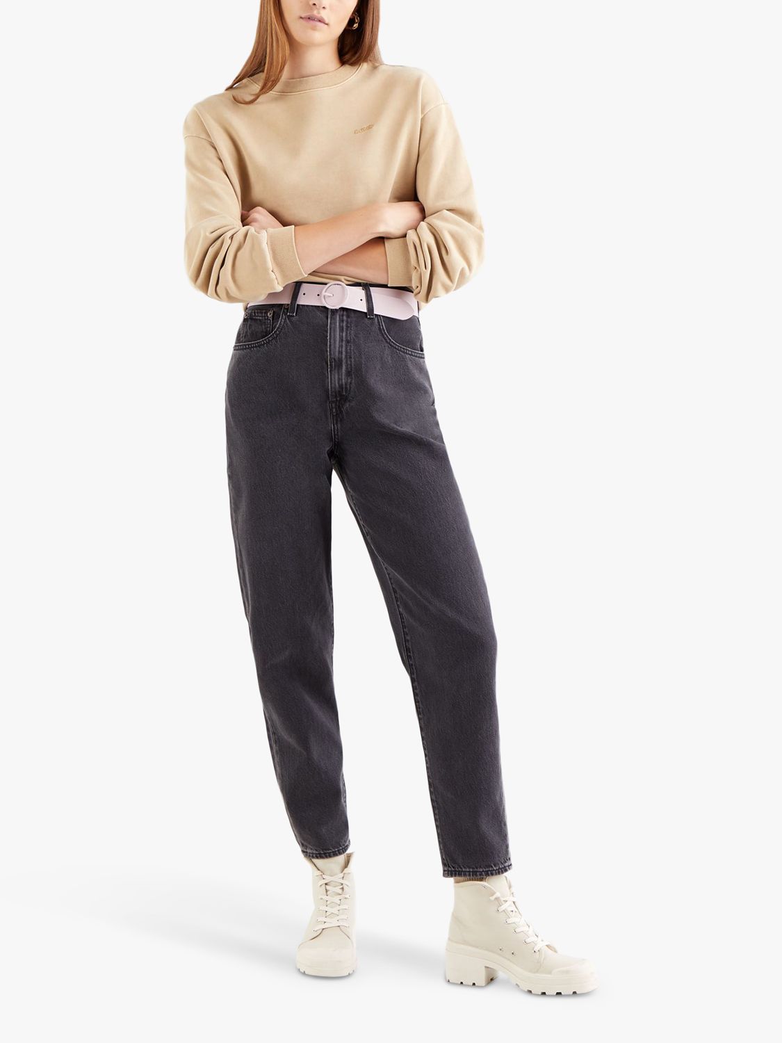 Levi's High Waisted Loose Taper Fit Jeans at John Lewis & Partners