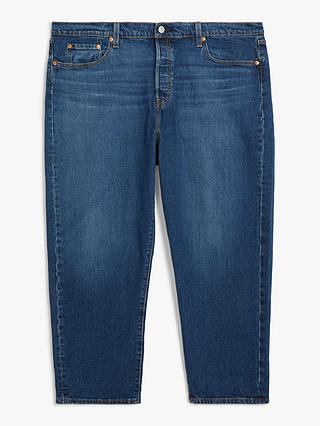 Levi's Plus 501 Cropped Jeans, Blue