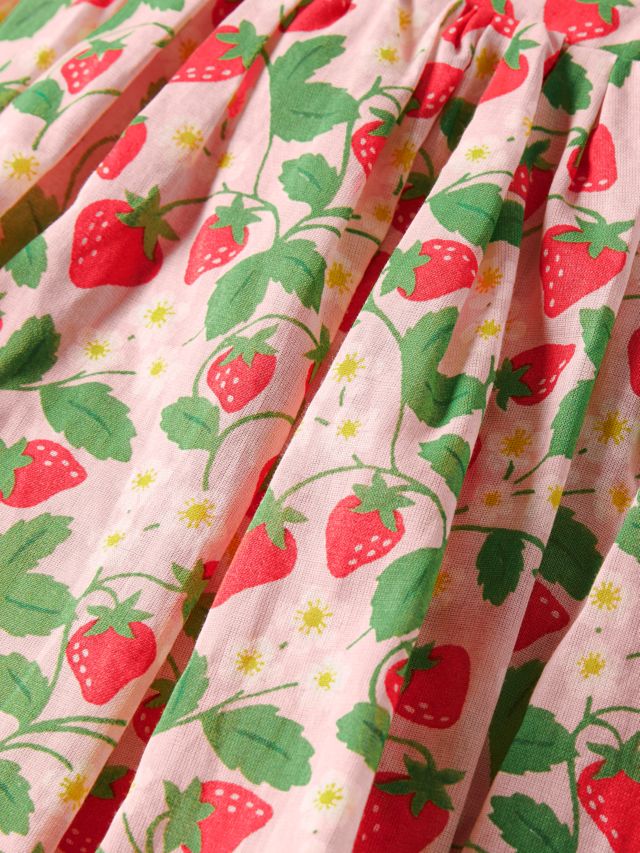 Girls Mini Boden Strawberry Dress Size 8-9