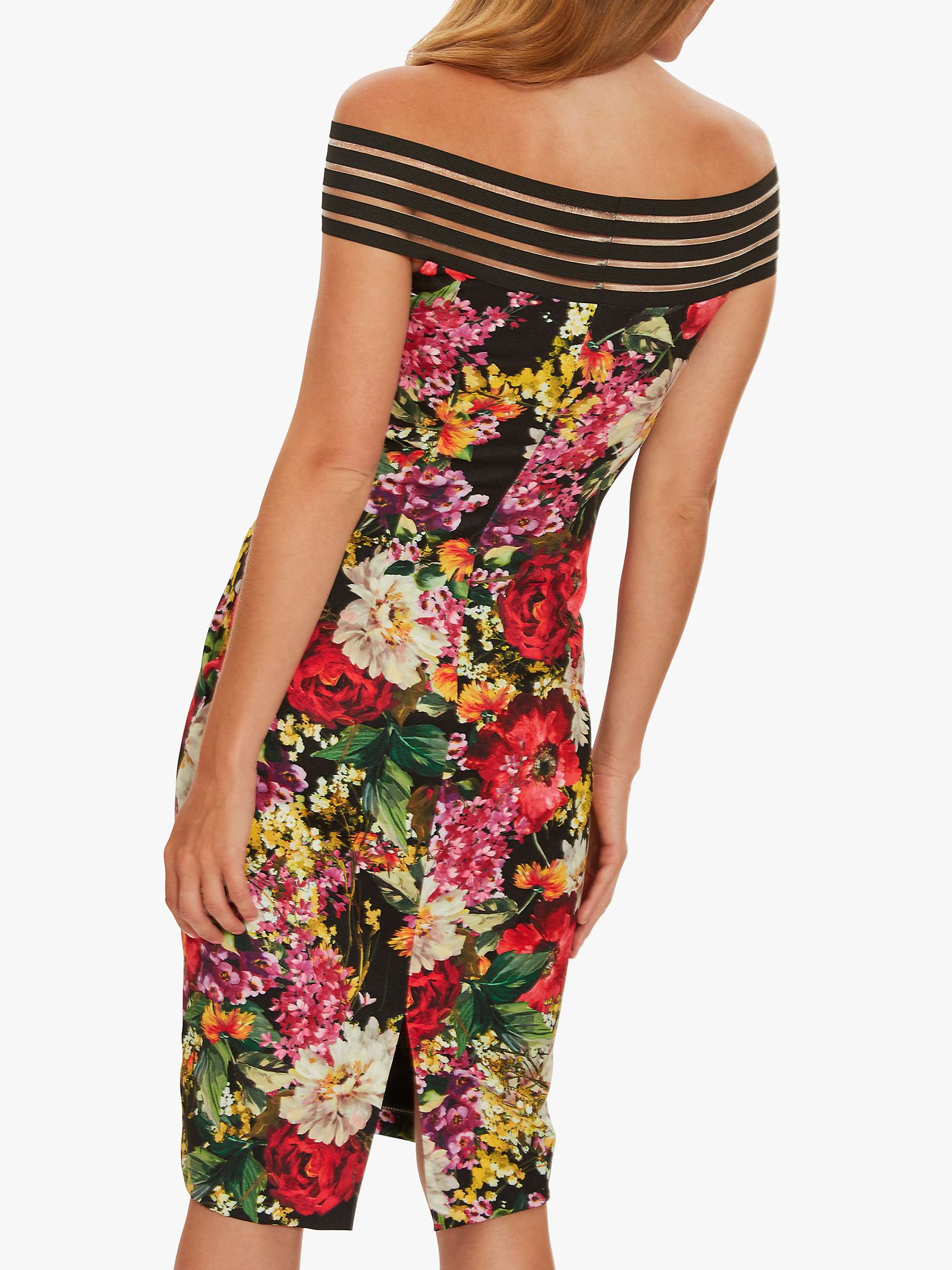 Buy Gina Bacconi Natania Floral Print Scuba Dress Online at johnlewis.com