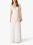 Monsoon Beth Embroidered Maxi Wedding Dress, Ivory