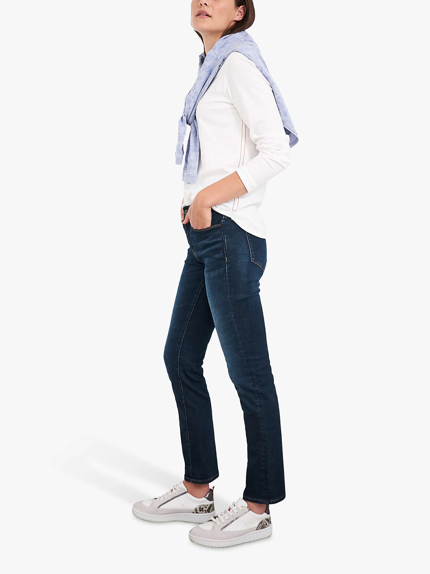 Buy White Stuff Straight Jeans, Mid Denim Online at johnlewis.com