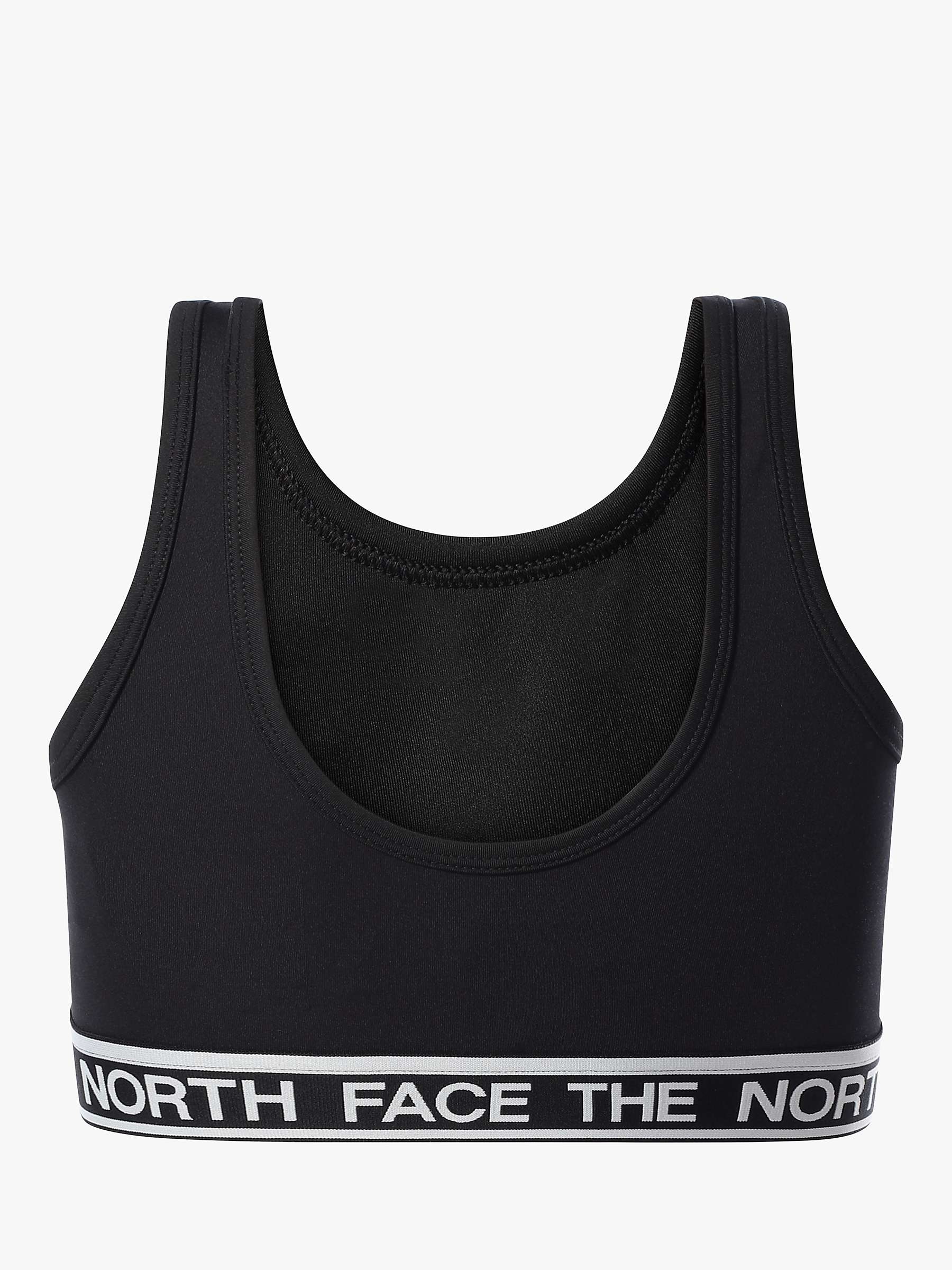 Buy The North Face Kids' Logo Band Bralette, Black Online at johnlewis.com