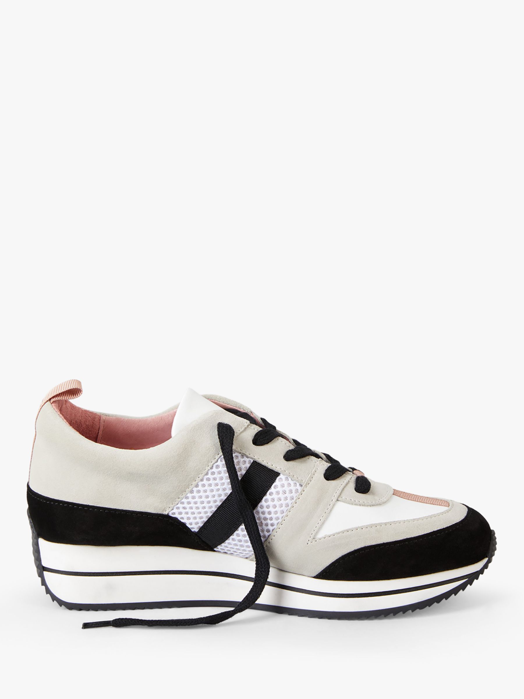 hush Dawley Suede Trainers, Multi at John Lewis & Partners