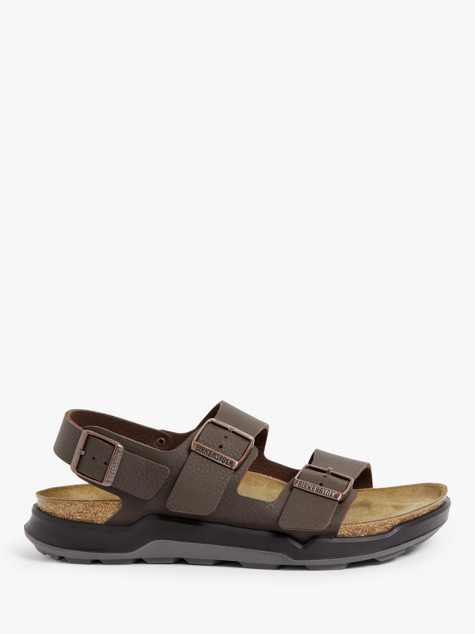 Birkenstock Milano Adventure Birko Flor Sandals, Desert Soil at John ...