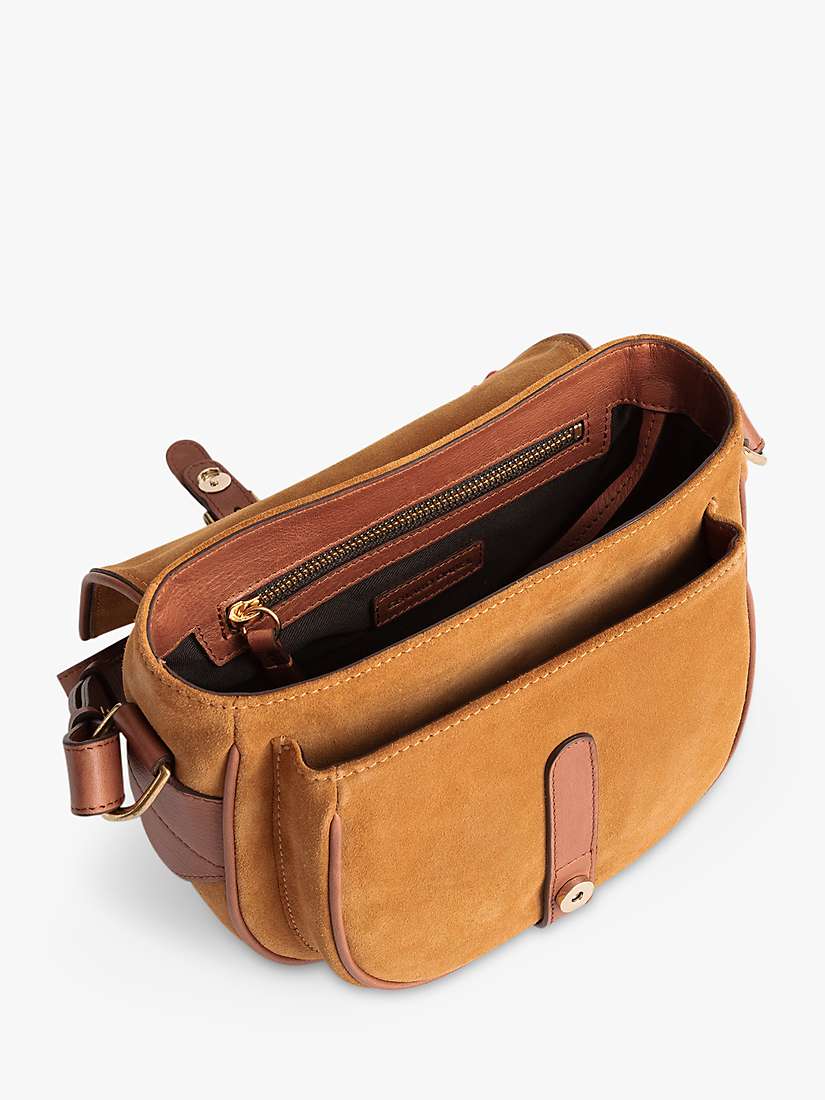 Buy Gerard Darel Gypsy Suede Leather Saddle Bag Online at johnlewis.com