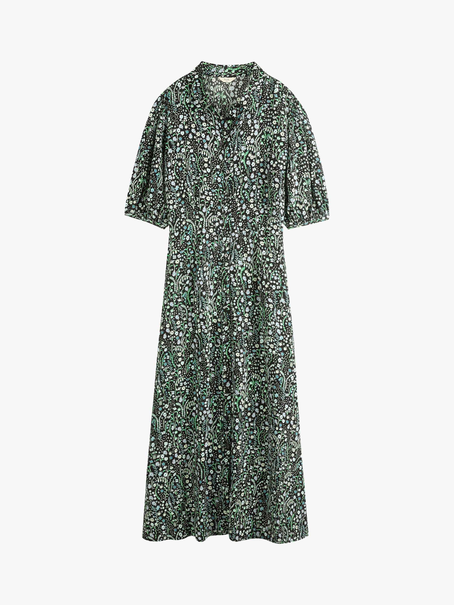 hush Sienna Ditsy Garden Floral Midi Shirt Dress, Multi