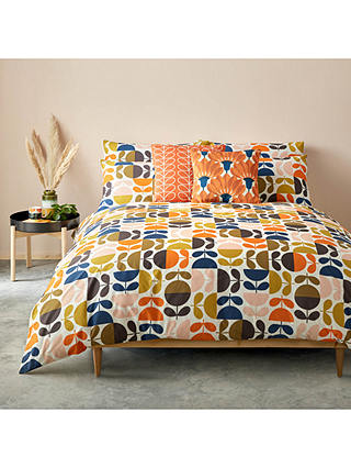 Orla Kiely Patchwork Pair Standard Pillowcases, Multi