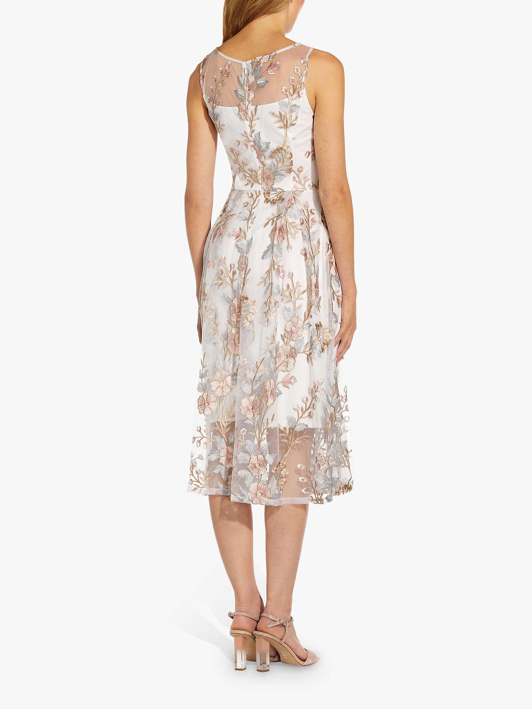 Adrianna Papell Floral Flared ...