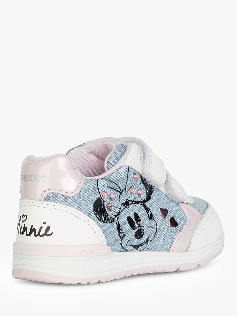 Buy Geox Kids' Rishon Minnie Mouse Pre-Walker Riptape Trainers Online at johnlewis.com