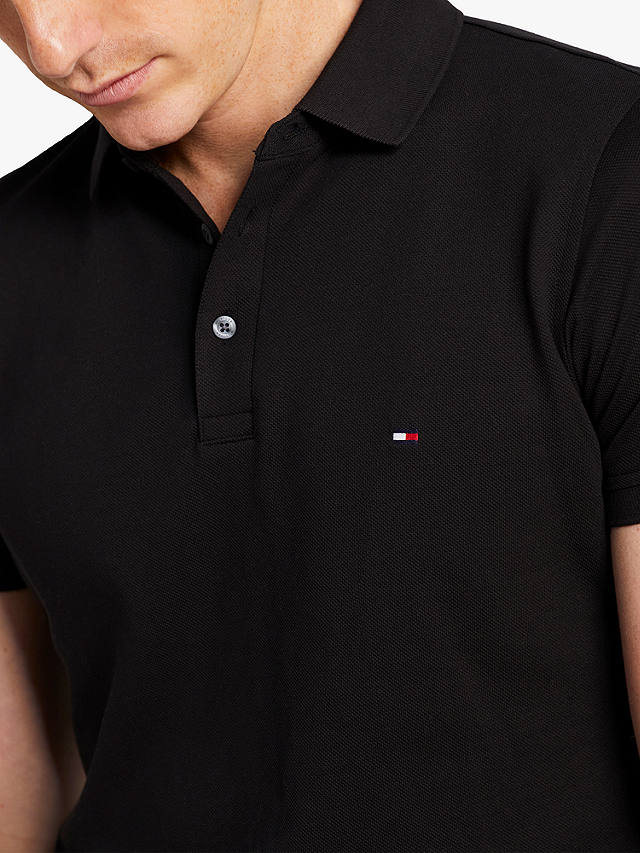Tommy Hilfiger 1985 Slim Fit Polo Shirt, Black