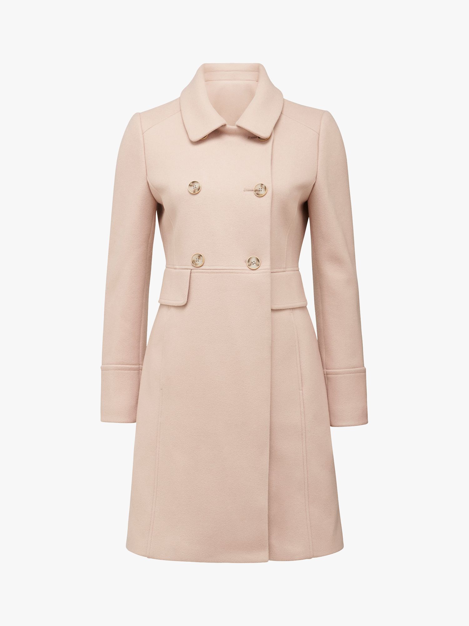 Forever New Sandy Dolly Coat, Soft Oatmeal at John Lewis & Partners