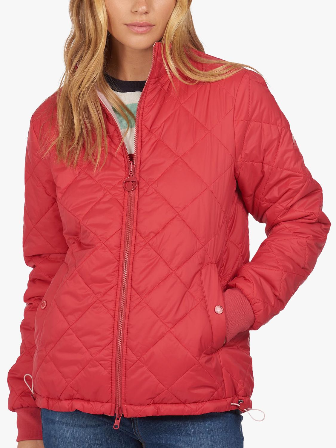 Red barbour clearance coat