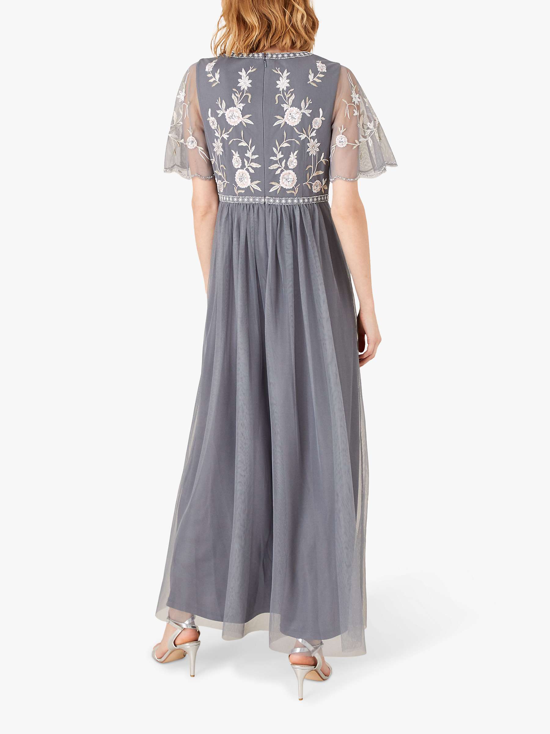 Buy Monsoon Caterina Maxi Dress, Blue Online at johnlewis.com