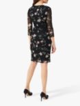 Phase Eight Leigh Sleeved Floral Knee Length Dress, Multi