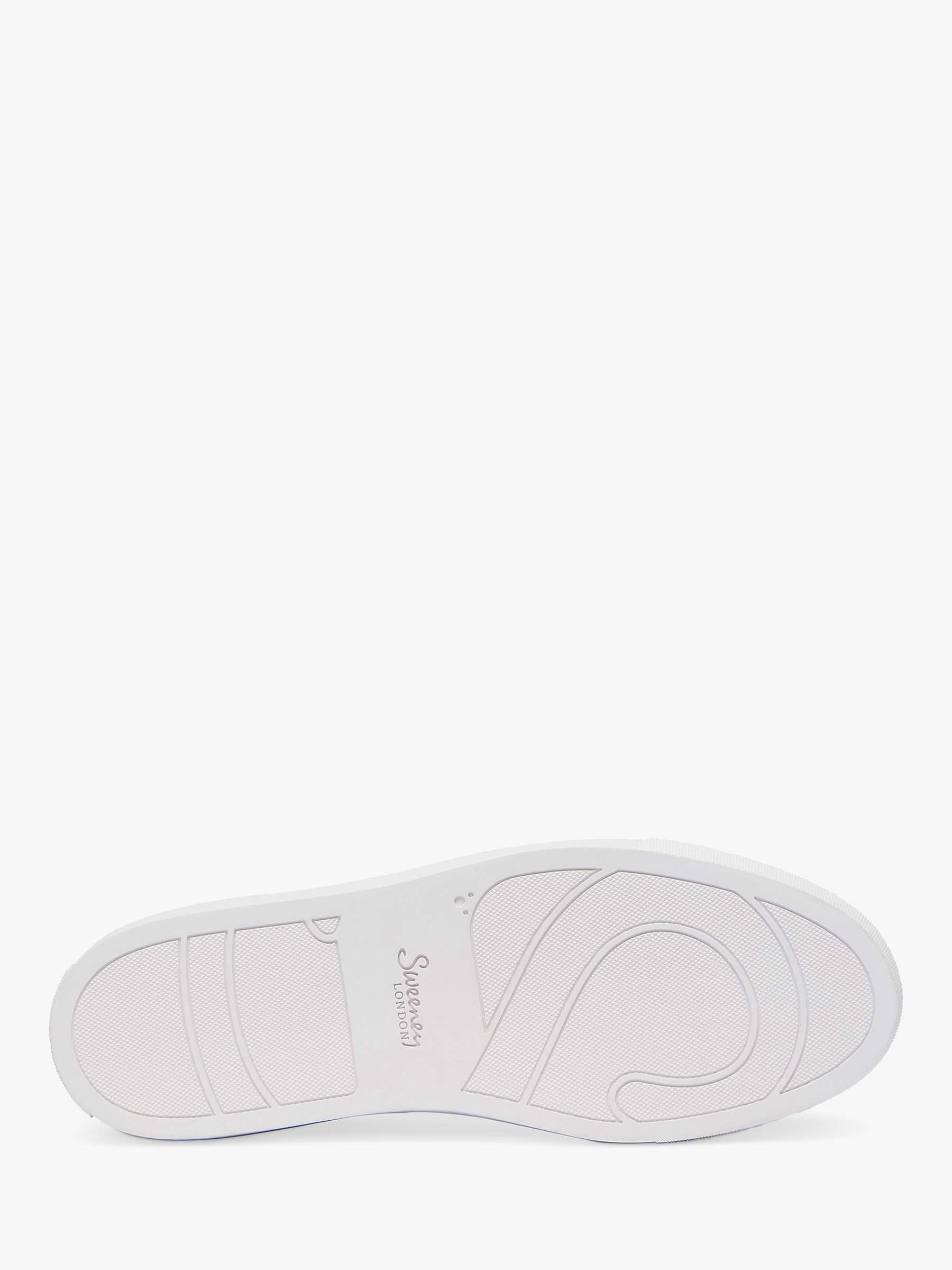 Oliver Sweeney Hayle Leather Trainers, White at John Lewis & Partners