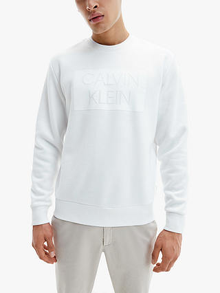 Calvin Klein Flocked Box Logo Sweatshirt