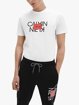 Calvin Klein Reversed Logo Crew Neck T-Shirt