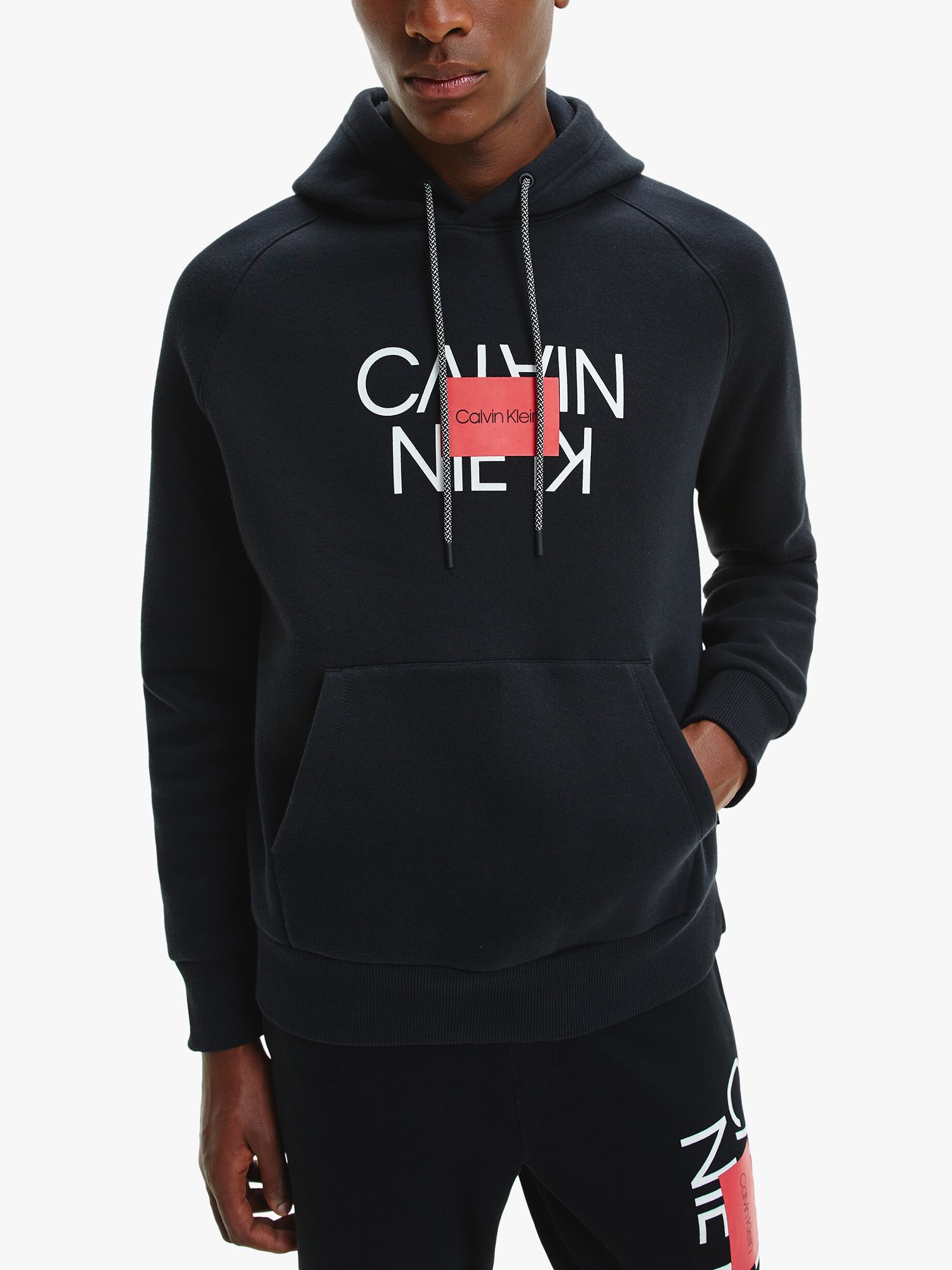 Calvin Klein Reverse Logo Hoodie, CK Black