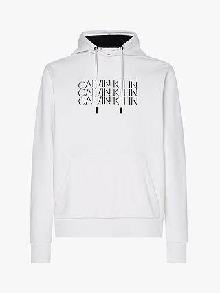 Calvin Klein Triple Logo Hoody, Bright White