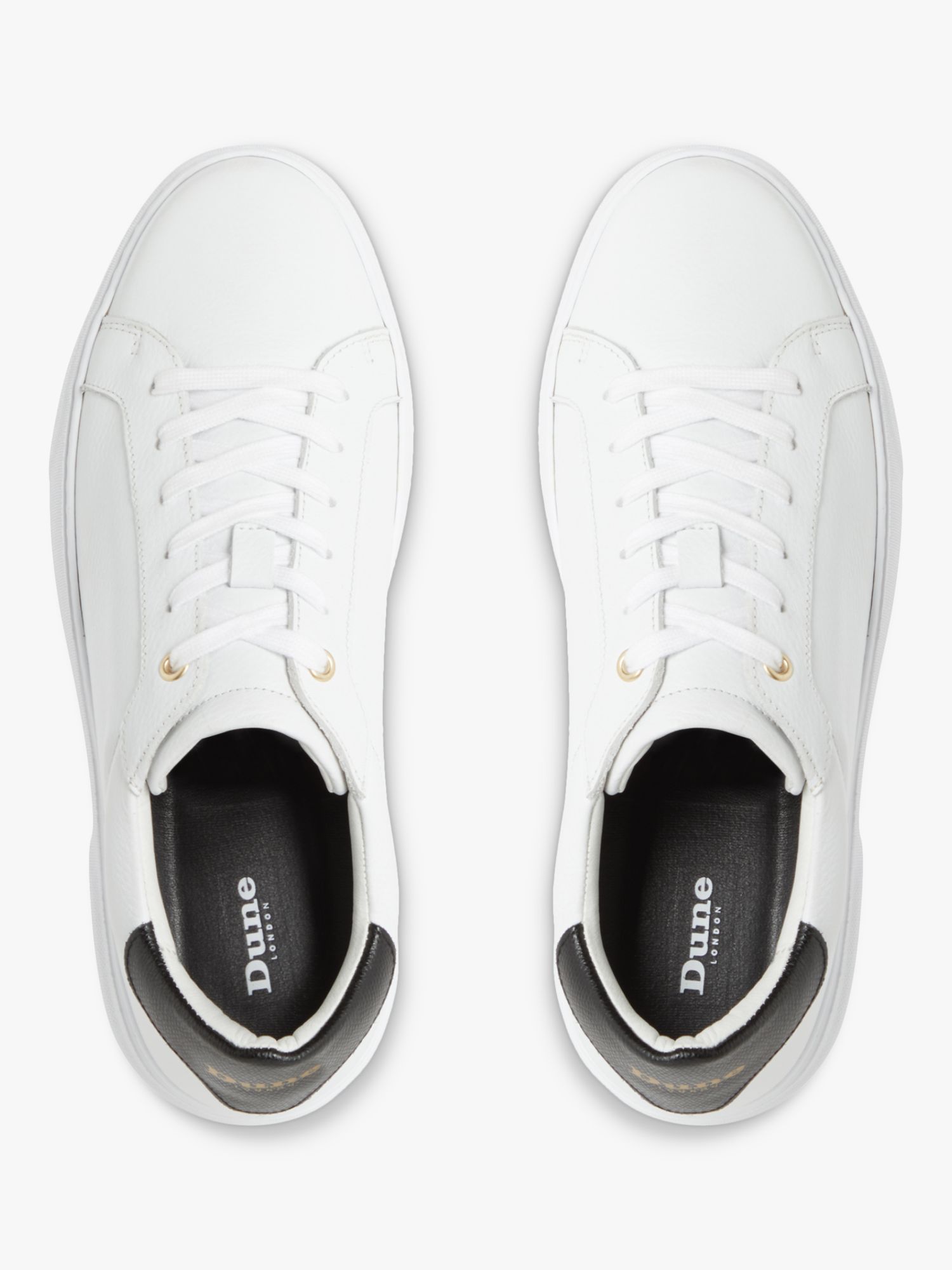 Dune Travi Leather Trainers