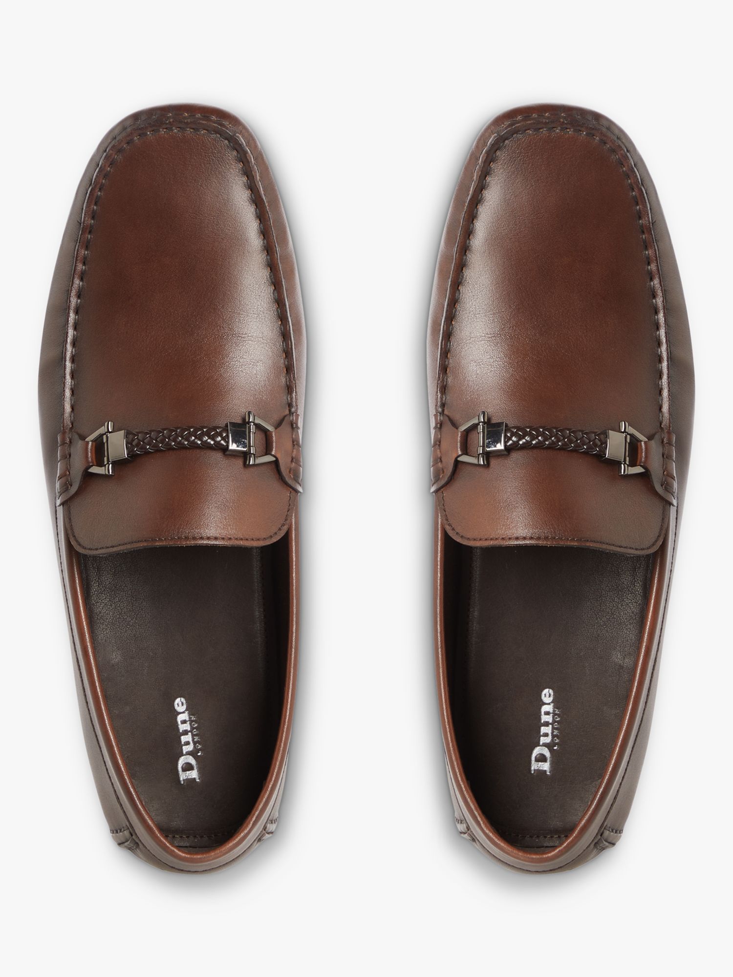 Buy Dune Beacons Leather Loafers Online at johnlewis.com