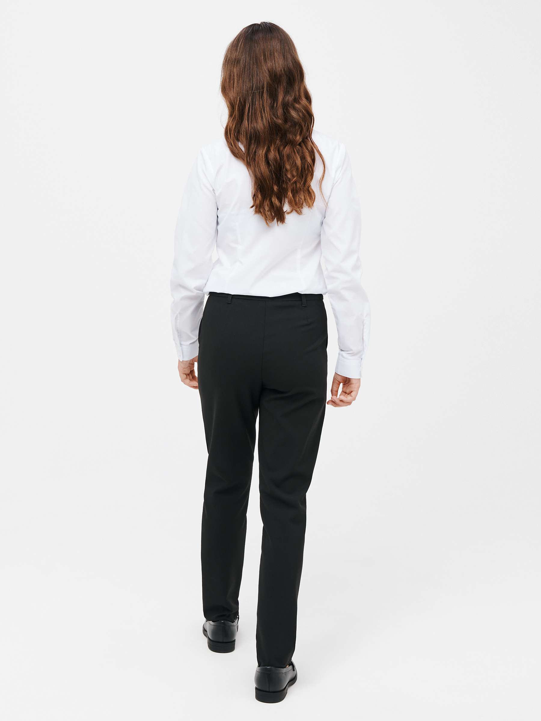 Buy John Lewis Girls' Adjustable Waist Slim Leg School Trousers Online at johnlewis.com