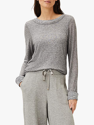 Phase Eight Sheena Double Layer Top, Grey