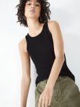 HUSH Ribbed Scoop Neck Vest