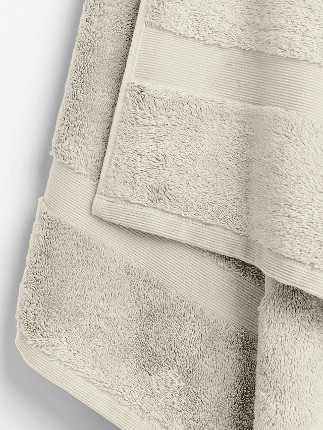 John Lewis Egyptian Cotton Face Cloth (Set of 2), Linen