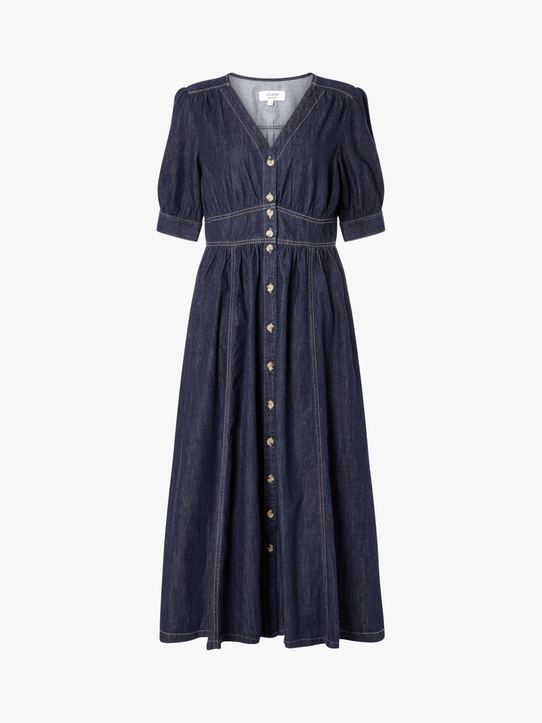 Monsoon Dolly Denim Dress, Indigo