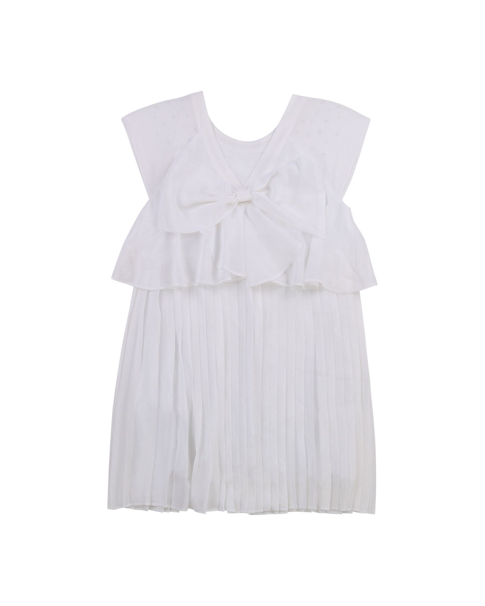 Buy Billieblush Kids' Rhinestone Pleated Dress, White Online at johnlewis.com