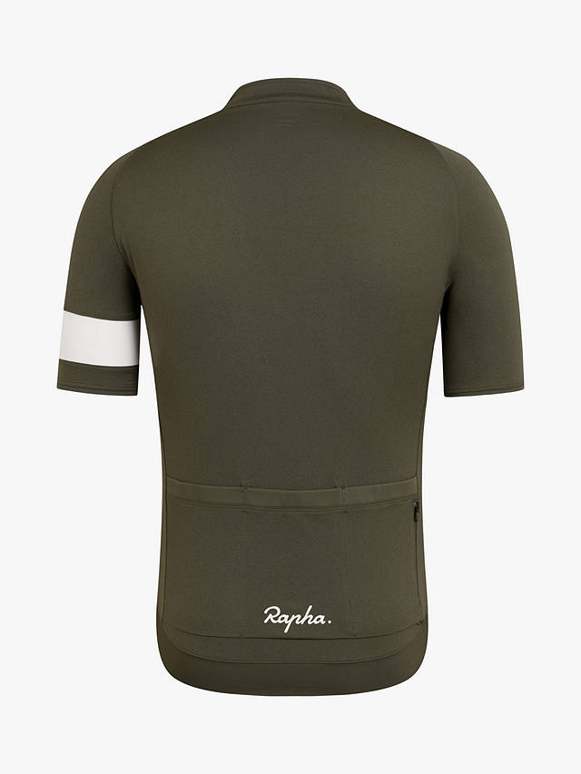 Rapha Core Jersey Short Sleeve Cycling Top, Forest Night