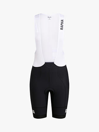Rapha Pro Team Training Bib Cycling Shorts, Black/White
