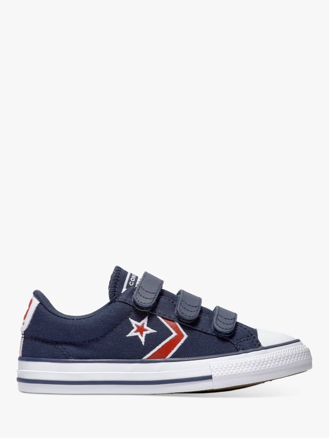 Converse Children s Easy On Star Player Low Top Riptape Trainers