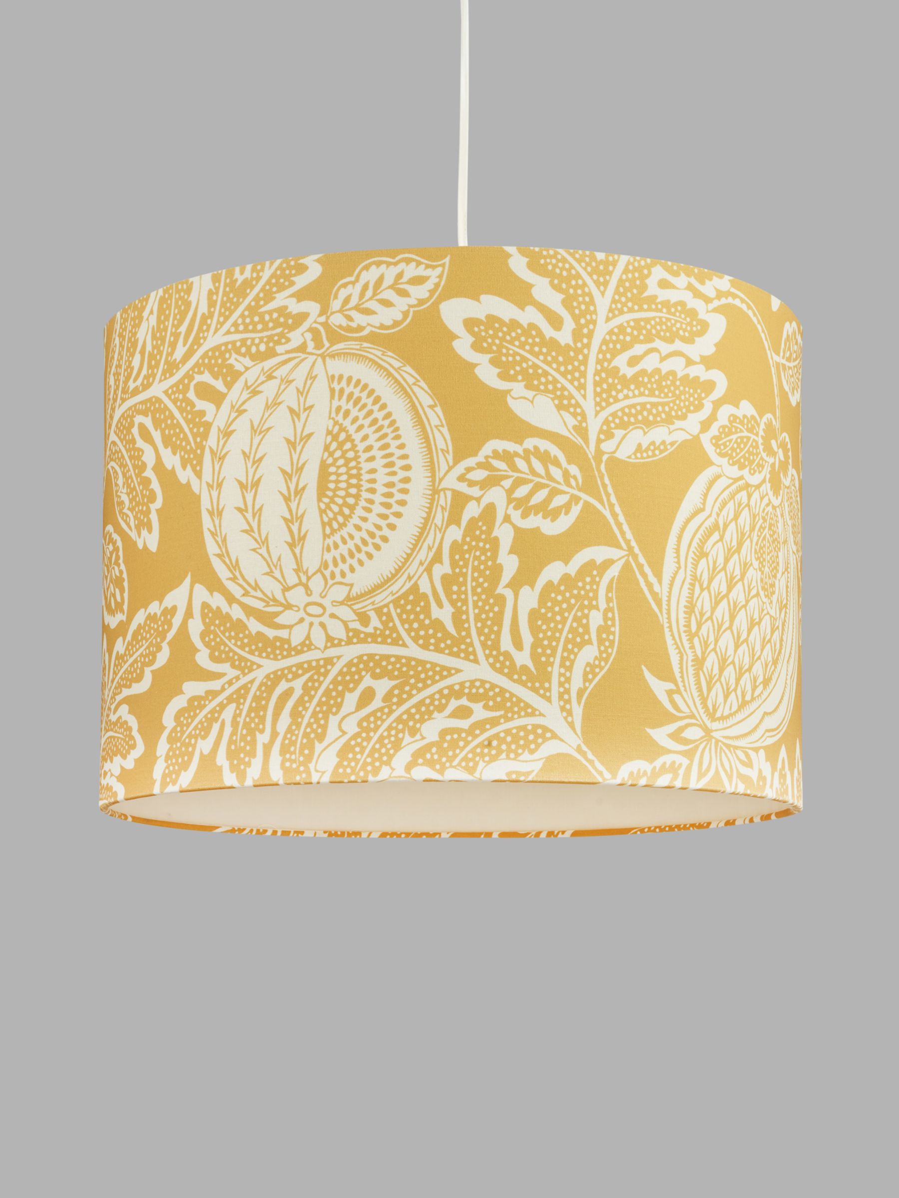 Photo of Sanderson canteloupe lampshade yellow