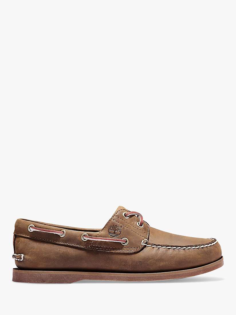 Timberland Classic Boat Shoes, Med Brown at John Lewis & Partners