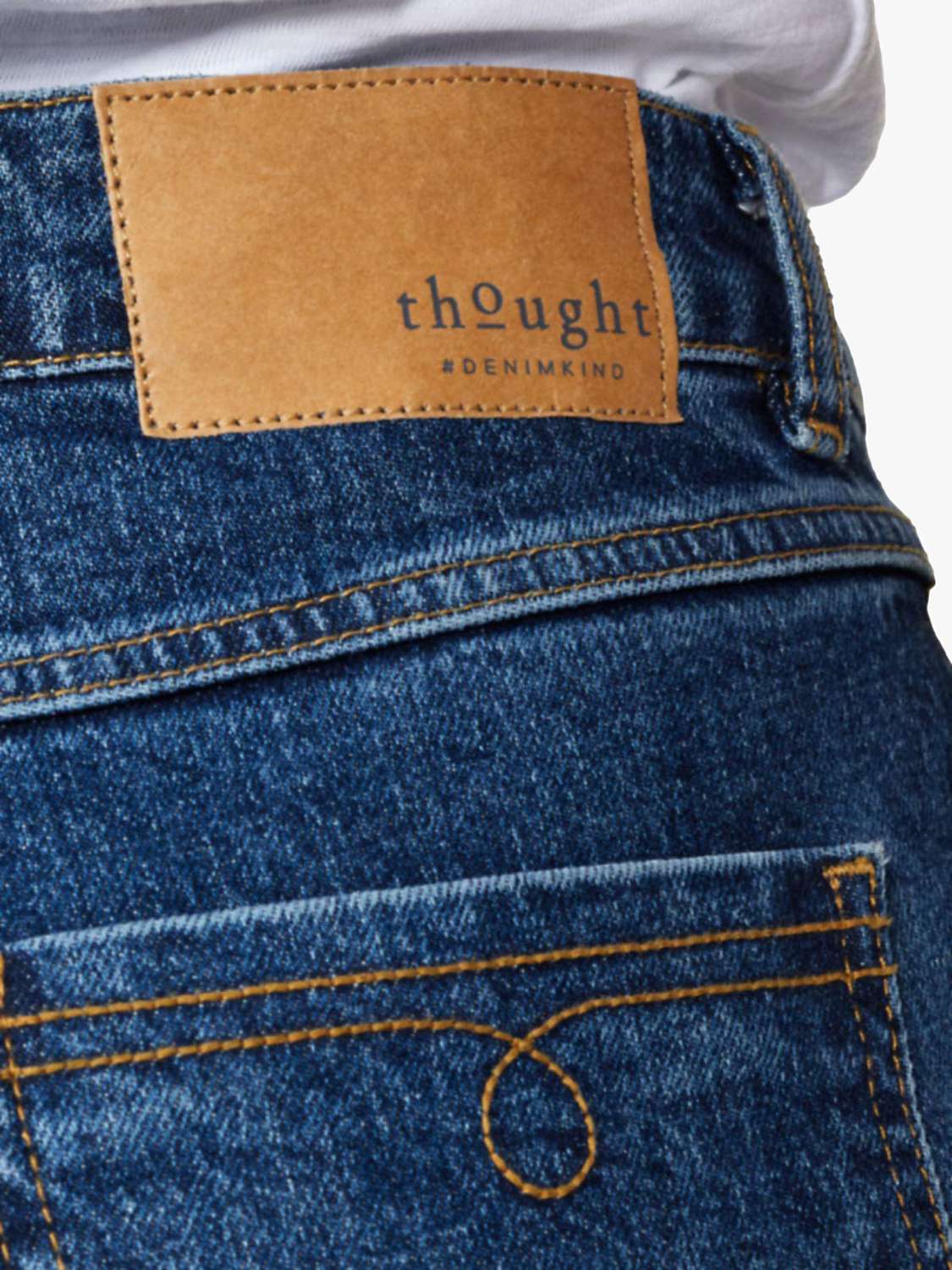 Buy Thought GOTS Organic Cotton Straight Leg Jeans Online at johnlewis.com