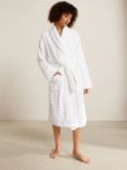 John Lewis Luxury Spa Unisex Bath Robe, White