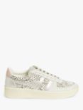 Gola Grandslam Mamba Cheetah Print Trainers, Silver