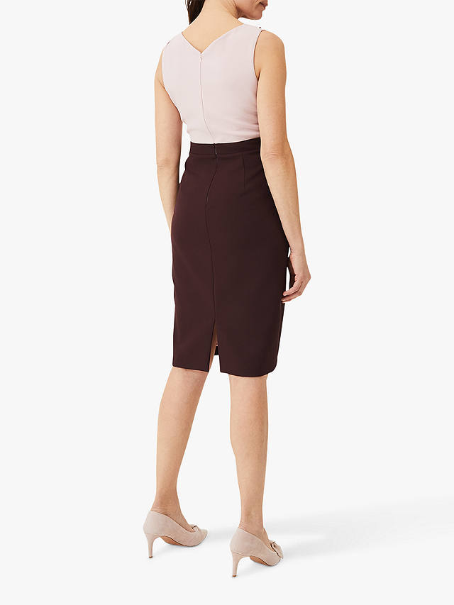 Phase Eight Tandy Dress, Antique Rose/Wine
