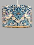 Morris & Co. Strawberry Thief Lampshade, Teal