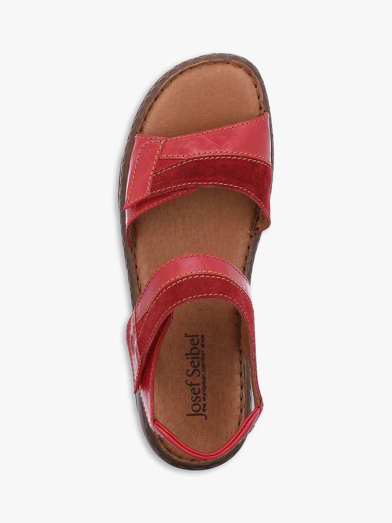 Buy Josef Seibel Debra 19 Leather Flatform Sandals Online at johnlewis.com