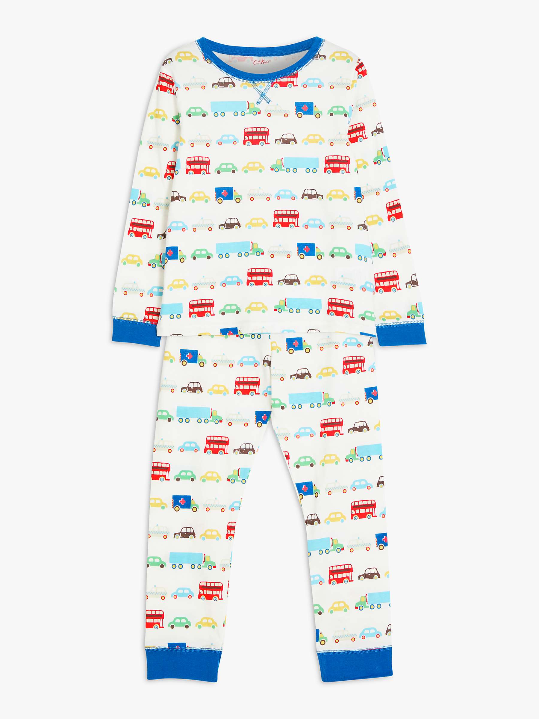 Buy Cath Kids' Long Sleeve Transport Print Pyjamas, Multi Online at johnlewis.com
