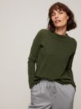 John Lewis & Partners Relaxed Cashmere Crew Neck Sweater