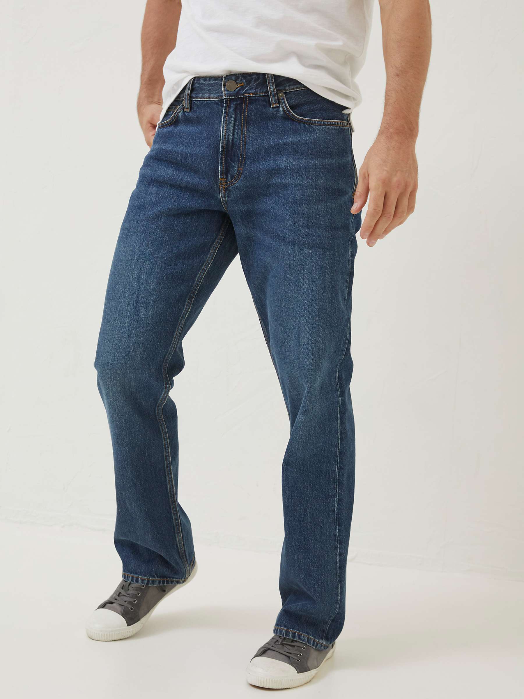 Buy FatFace Bootcut Mid Rise Jeans, Denim Online at johnlewis.com
