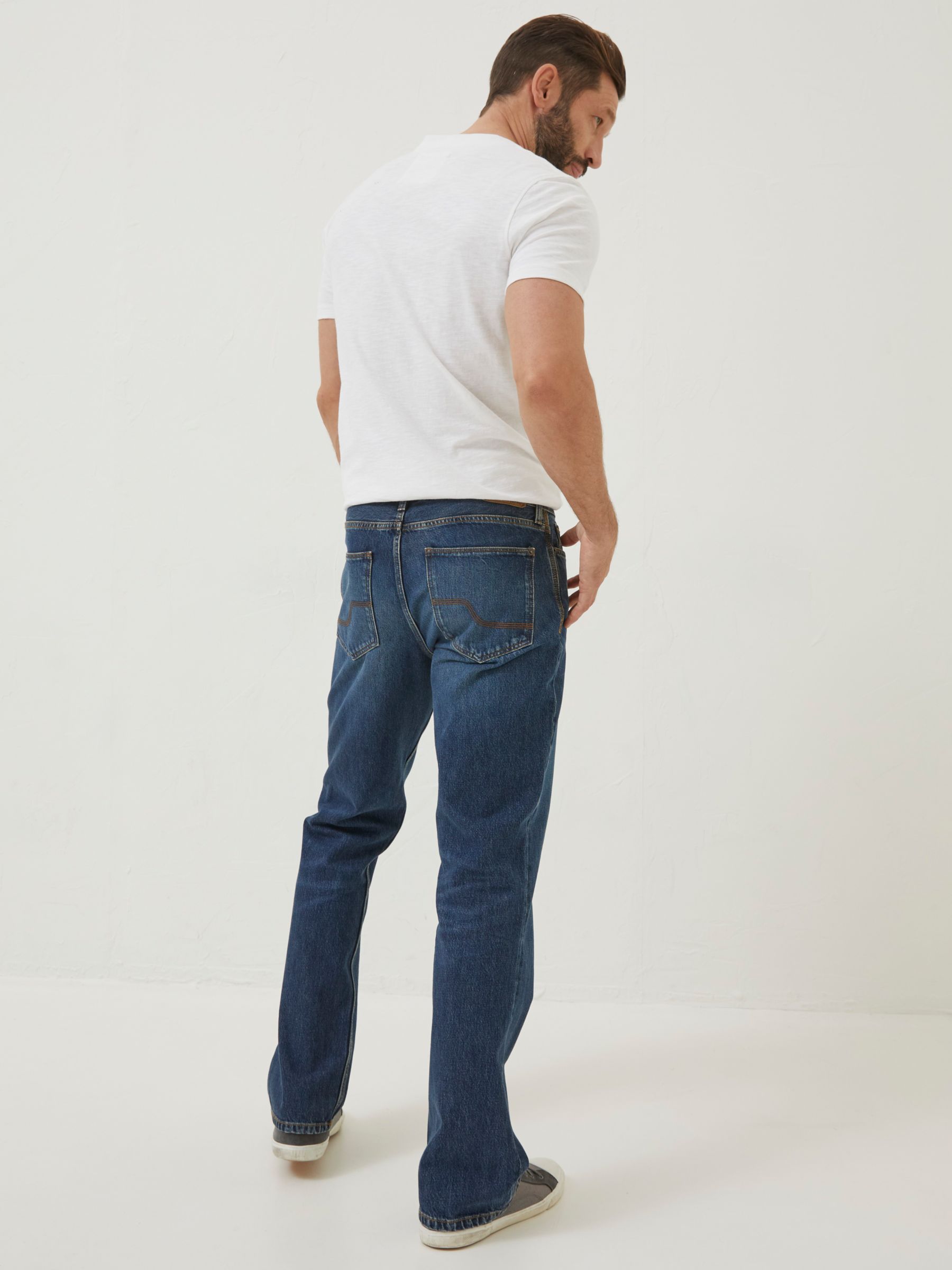FatFace Bootcut Mid Rise Jeans, Denim at John Lewis & Partners