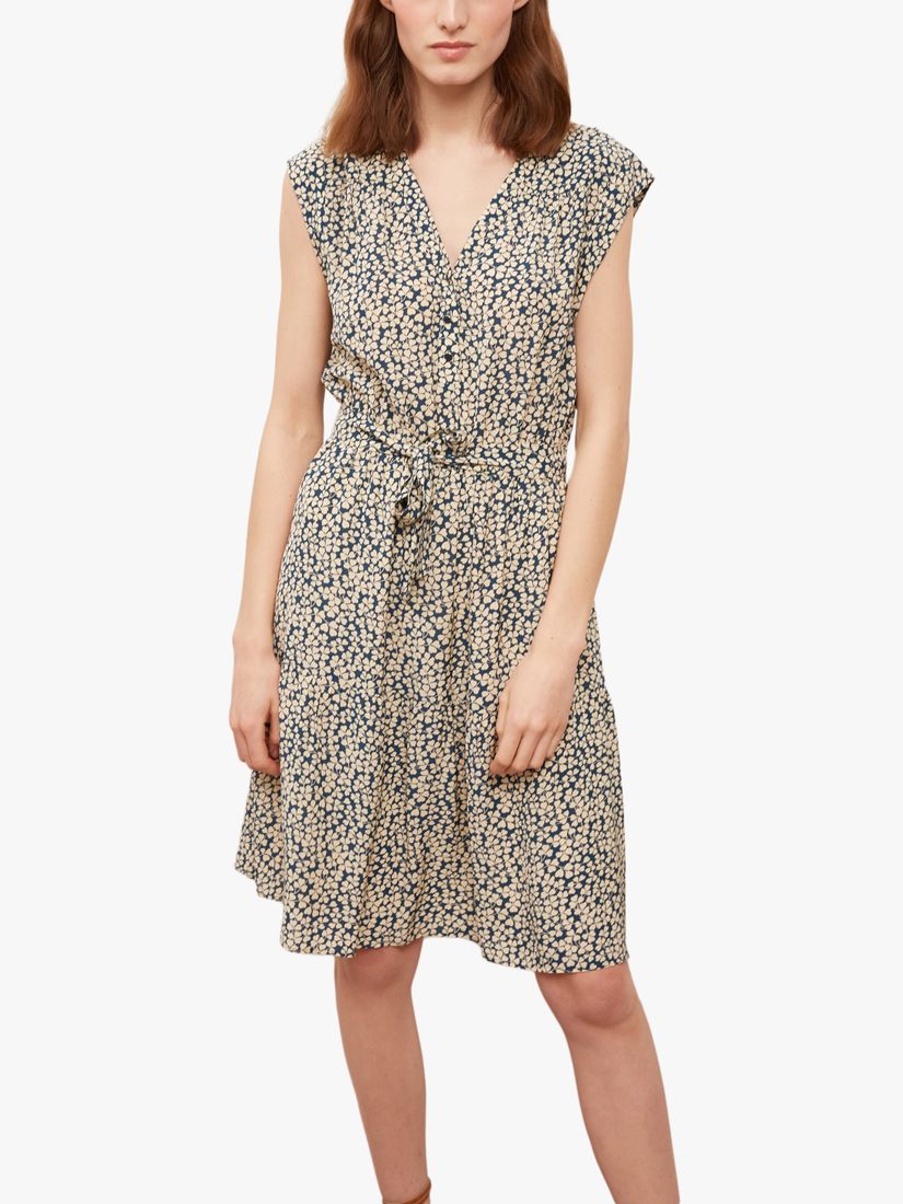 Gerard Darel Sailor Floral Mini Dress, Blue at John Lewis & Partners