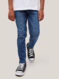 John Lewis Boys' Mid Wash Straight Fit Denim Jeans