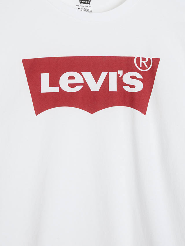 Levi's Batwing Graphic Long Sleeve Logo T-Shirt, White